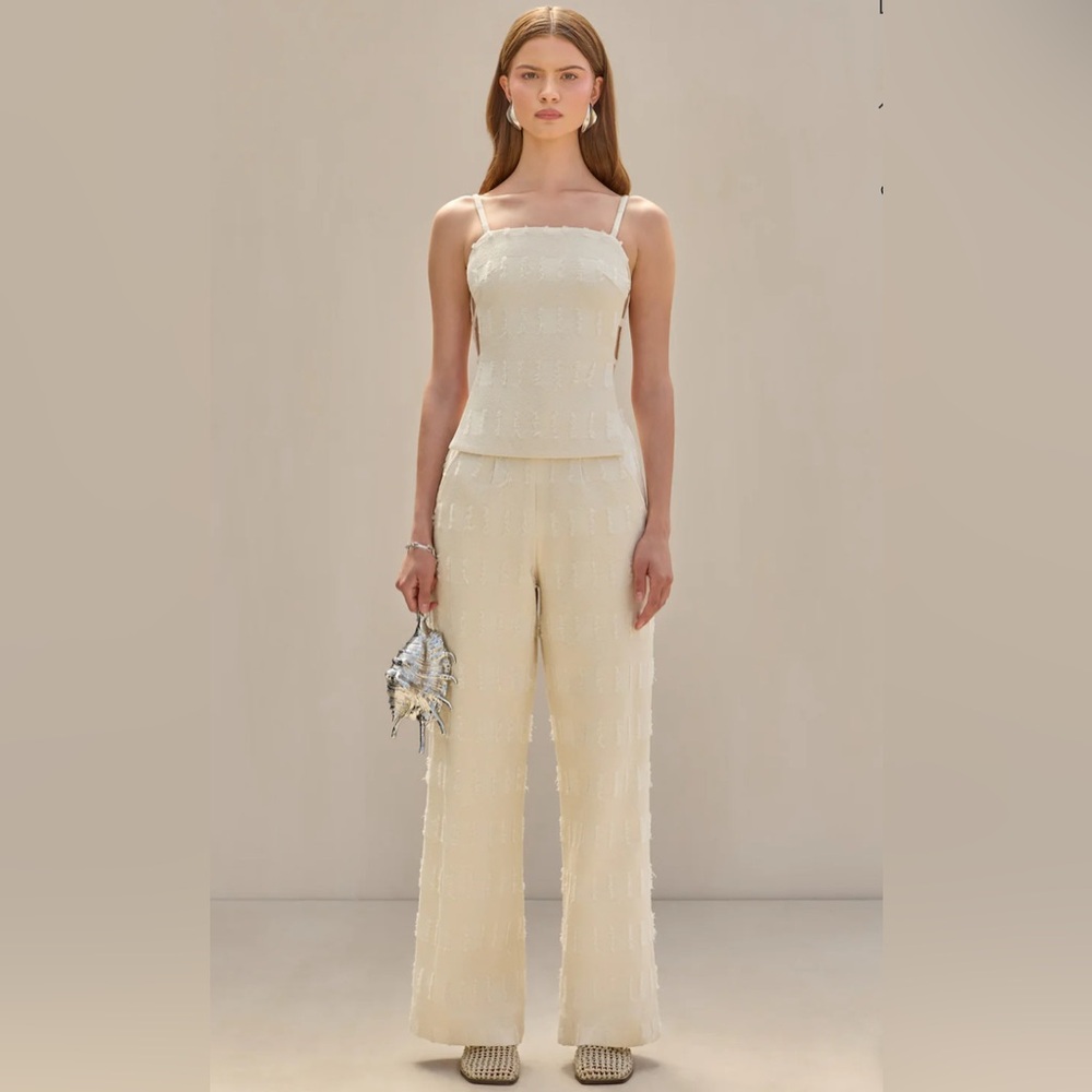 BNWT Cult Gaia open back wide leg set